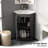 16'' Corner Single Bathroom Vanity Set With Sink Top