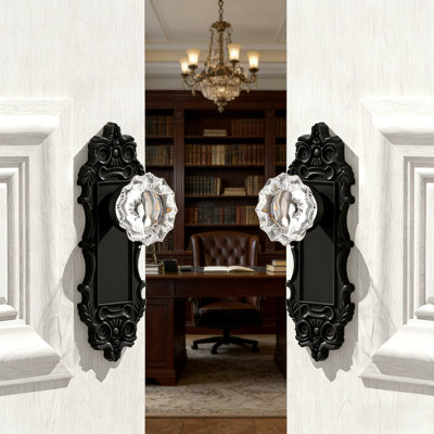 Fausse poignée de porte cristal