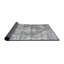 Tapis décoratif gris en laine oriental-206954531