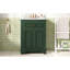 Meuble-lavabo de 61 cm (24 po) avec lavabo en céramique, 2 portes, 1 tiroir basculant, design compact, esthétique contemporaine, quincaillerie assortie, armoire intégrée à 2 portes, style moderne