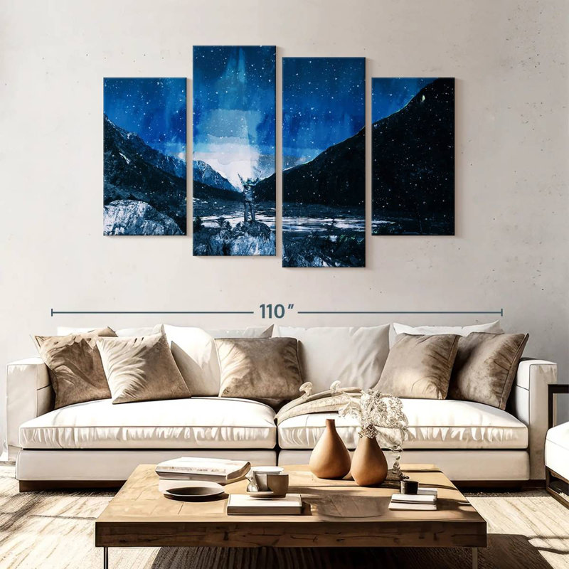 Alvord Night Sky, 54" H x 84" W