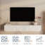Meuble télé flottant mural avec 16 DEL de couleur, meuble télé 67 po-129448509