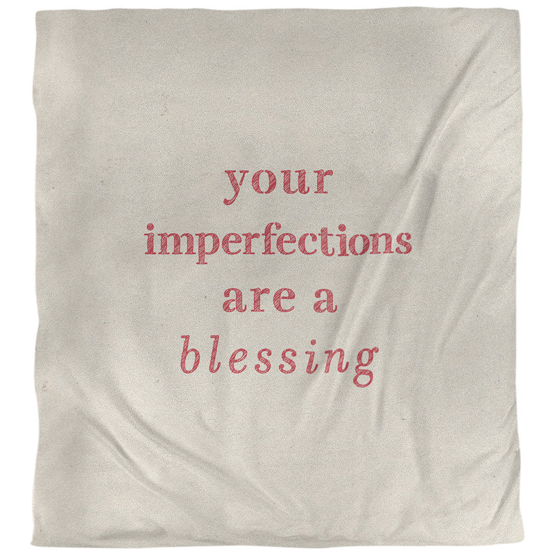 Housse de couette réversible simple Quotes, Blanc / Rouge, Housse de couette pour grand lit