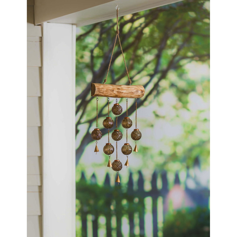 Carillon en bois et verre Mailys