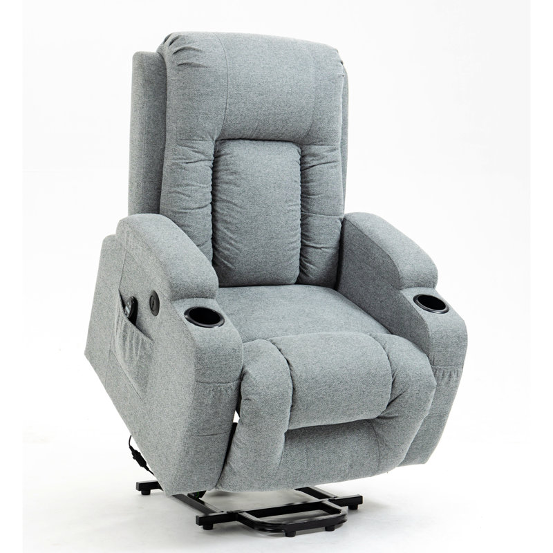 Fauteuil Kayelani, Velours gris
