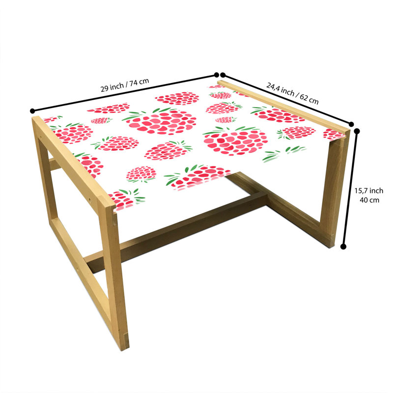 Jalinqua Sled Coffee Table, 62cm H x 74cm W x 40cm D