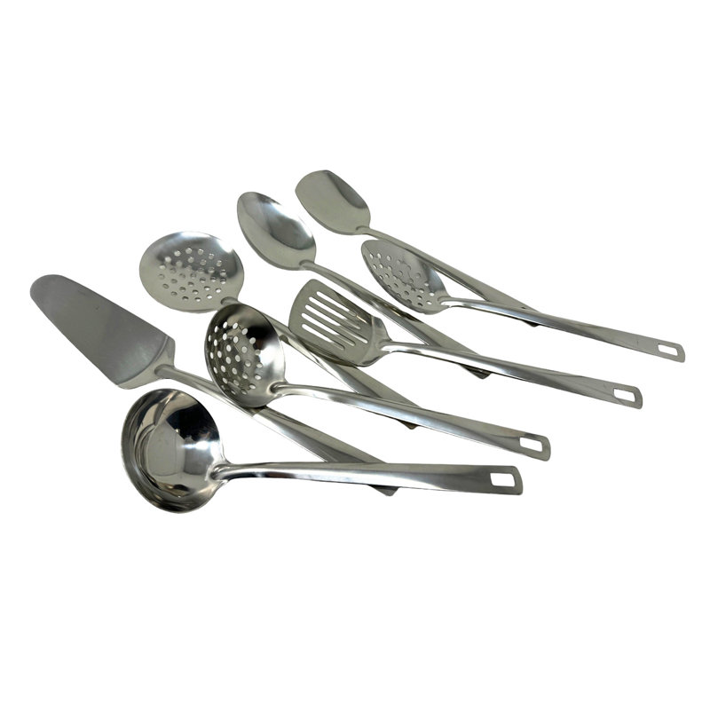 Ensemble d'ustensiles de cuisine en acier inoxydable 8 pièces Tsyware
