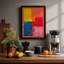 Colour Study Abstract - Framed Print-914433345-914433357
