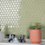 Metro .90" x .90" Hex Porcelain Honeycomb Mosaic Wall & Floor Tile-1034734989