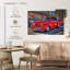 Voiture rouge classique Mehar USA avec toit-111885746
