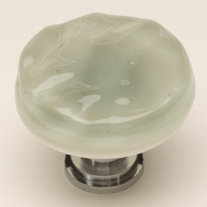 Glacier Mushroom Knob Knob, Spruce Green, Oil Rubbed Bronze