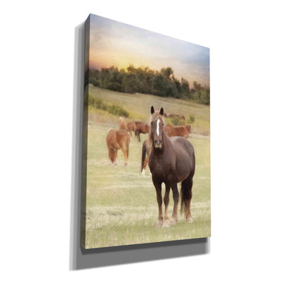 «Jackson Horse Farm» par Lori Deiter - photographie sur toile tendue