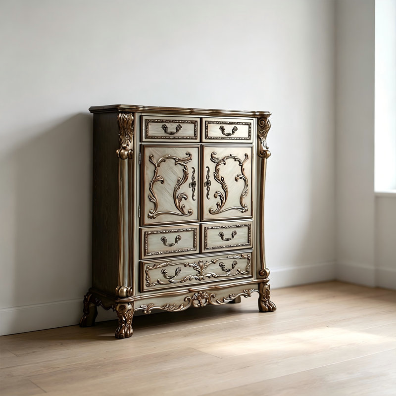 Commode 5 tiroirs Glam