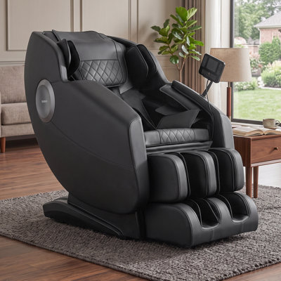 Fauteuil de massage 2026 avec assemblage complet, fauteuil de massage complet Zero Gravity, fauteuil inclinable Shiatsu avec 14 points de massage, chauffage lombaire et du mollet, 20 modes automatiques, zone de massage spacieuse, haut-parleur Bluetooth, contrôleur à écran tactile