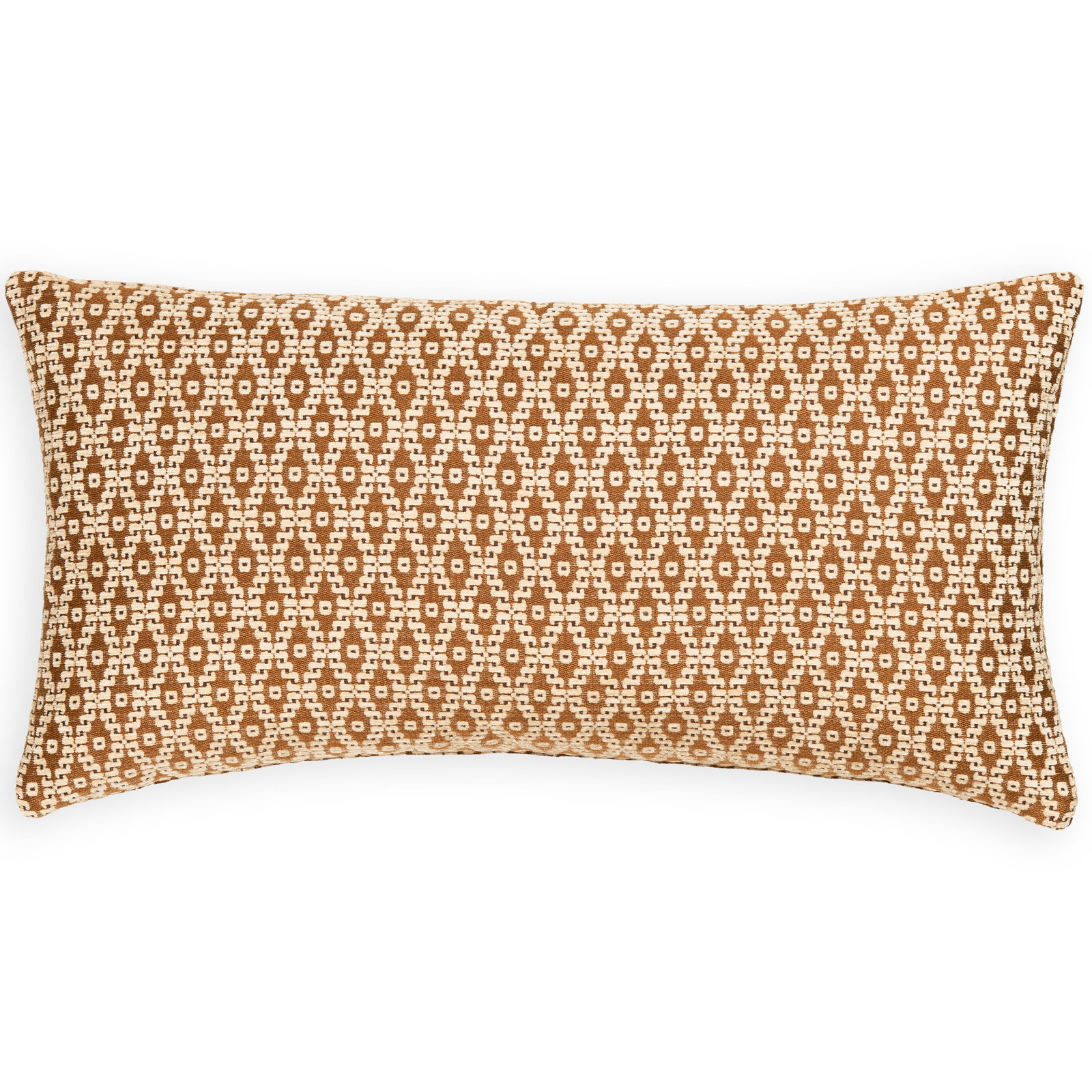 Ivy Throw Pillow, Polyfill, 21" x 12", Nutmeg
