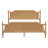 Traditional Style Rattan Bed Frame,No Box Spring Needed-1372140696-1372140701