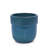 Handmade Glazed Ceramic Planter Set Of 3, 15/12/9 Inch Diameter, Ribbed Pattern, For Monstera And Fiddle Leaf Fig Outdoor Garden & Indoor Staircase Use, Breathable Clay, Teal-382667567
