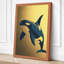 Breaching Orca Coastal - Wrapped Canvas-974218210-974218218