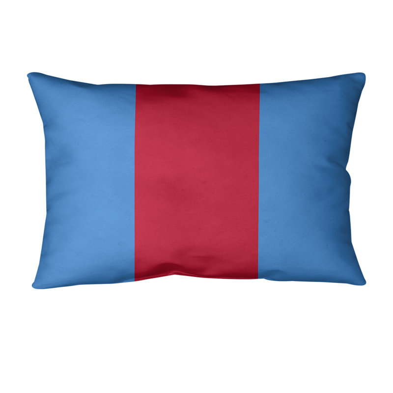 Housse de coussin lombaire Atlanta, Bleu / rose, Tennessee Red