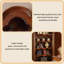 43.31"American-style solid wood brown five-layer bookshelf and bookcase