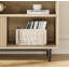 Wooden Wave Patterned Tv Cabinet