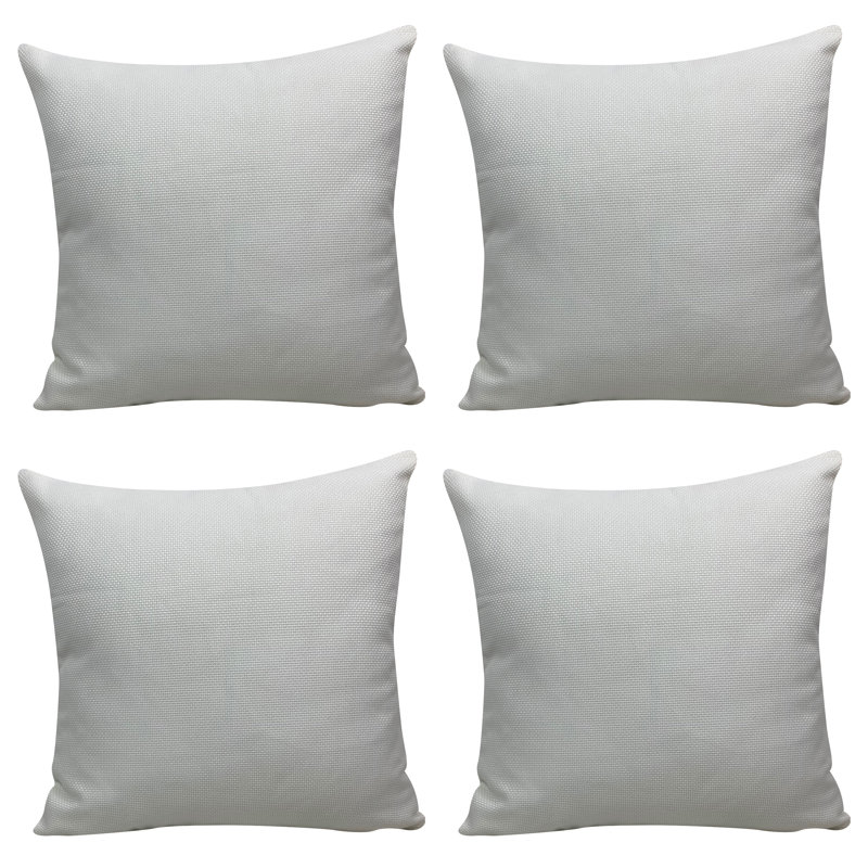 Gefferie Square Cushion Cover, White