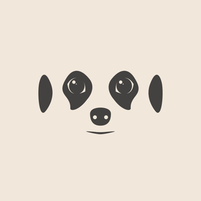 Meerkat Face - Wrapped Canvas Print