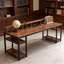 Bureau d'ordinateur pour deux personnes