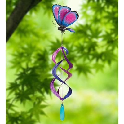 Accoudoir de jardin en métal et en verre avec queue de spirale et fleuron décoratif