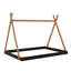 Lit sur pied avec structure triangulaire