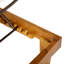 Chaise longue inclinable en acacia Gunnarr-192438165