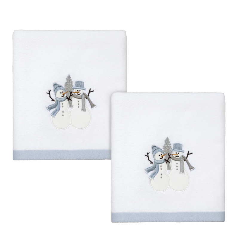 Daeveon 100% Cotton Waffle Hand Towel, 2 Pieces - Hand Towel Set