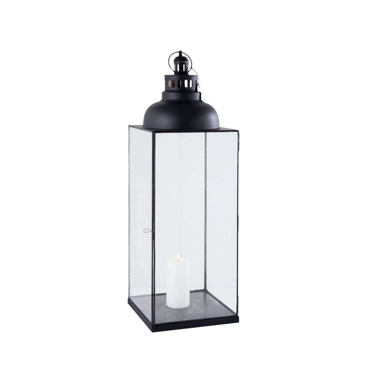 Glass Wall Lantern, 89cm H x 29cm W x 29cm D