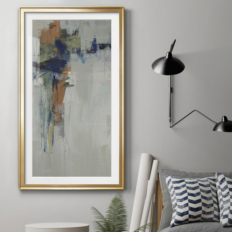 Traction II - reproduction encadrée de qualité supérieure - prête à être accrochée, H 42,5 po x l 22,5 po x P 1 po