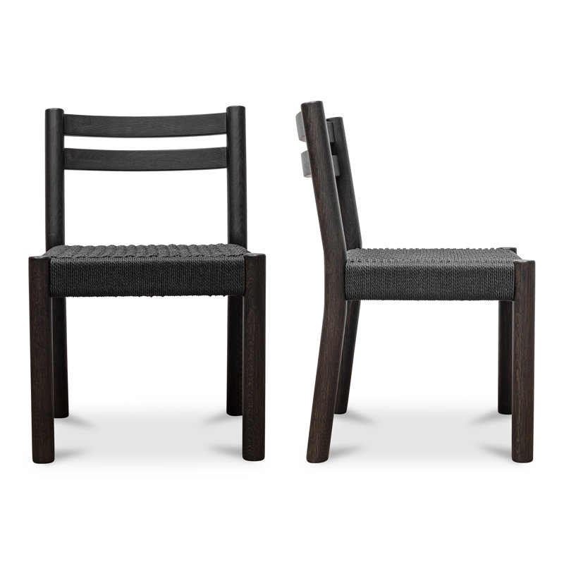 Chaise d'appoint Ledell, Noir
