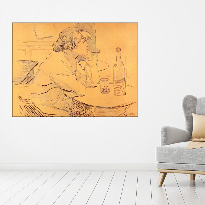 Henri De Toulouse-Lautrec - Wrapped Canvas Print, 90cm H x 120cm W x 1.8cm D