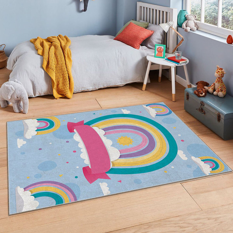 Tapis luxueux (4 pi x 6 pi), 100% polyester, 740 g / m² | Éponge stratifiée antidérapante pour le confort | Antibactérien, facile à nettoyer, lavable à la machine à 86 ° F | Parfait pour le salon et la chambre à coucher