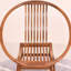Chaise berçante en bois massif de style nouveau style chinois