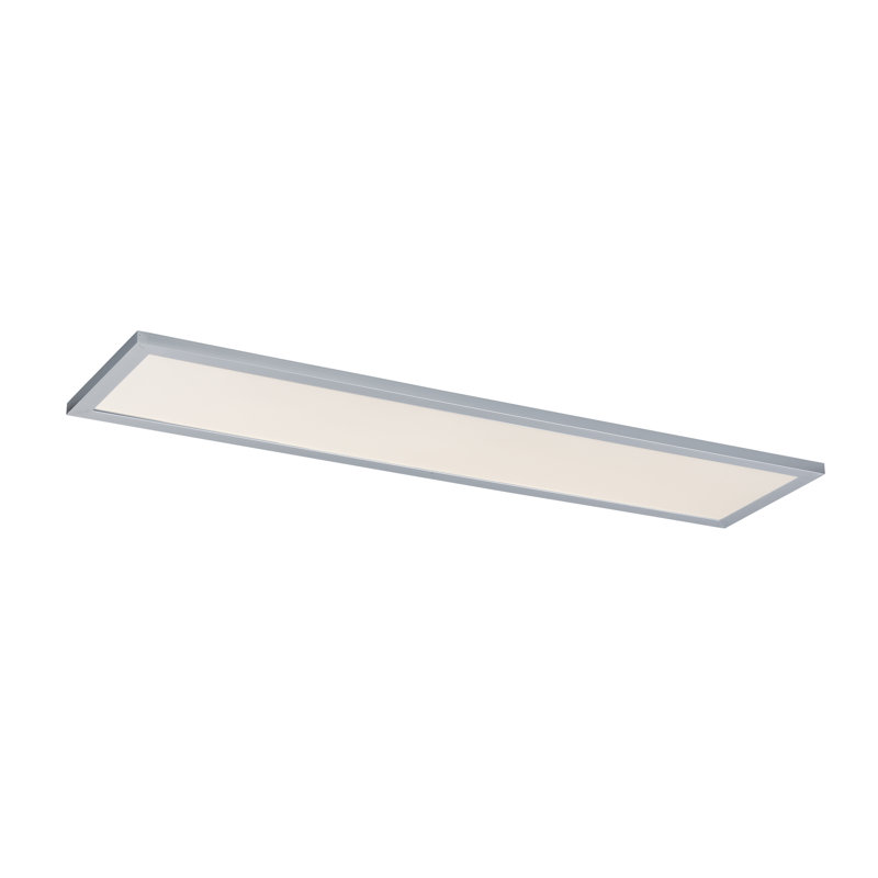 Sky - 5CCT-Flush Mount, 40 W, Brushed Aluminum, 0.75" H x 11.75" W x 48" D