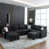 Black Linen Blend