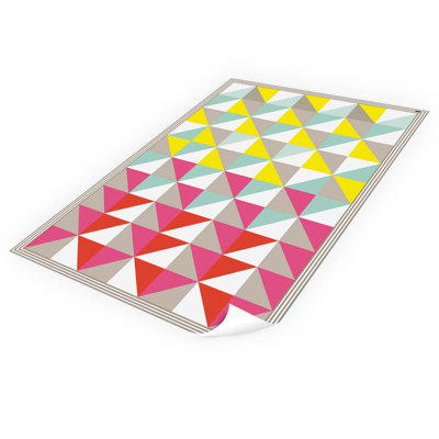 Edie Non-Slip Geometric Indoor Doormat