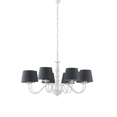 Tordis 8 - Light Shaded Chandelier