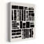 Impression d'art mural abstrait géométrique contemporain à blocs monochromes-1782855424