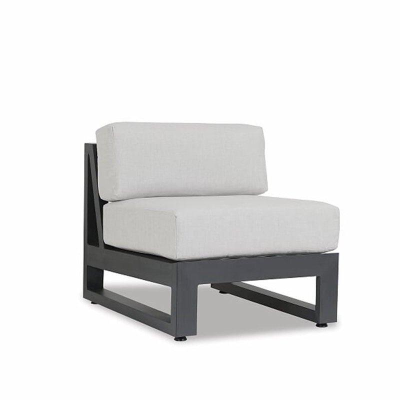 Redondo Outdoor Lounge Chair, Cast Silver Sunbrella®