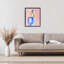Cadre flottant rose avec expression de pélican, design par Jennifer Seeley-753934847-753934844