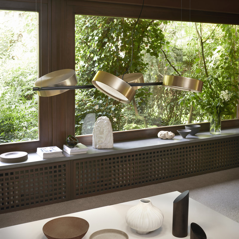 Berlin 4 - Light LED Pendant, Anodic Brass