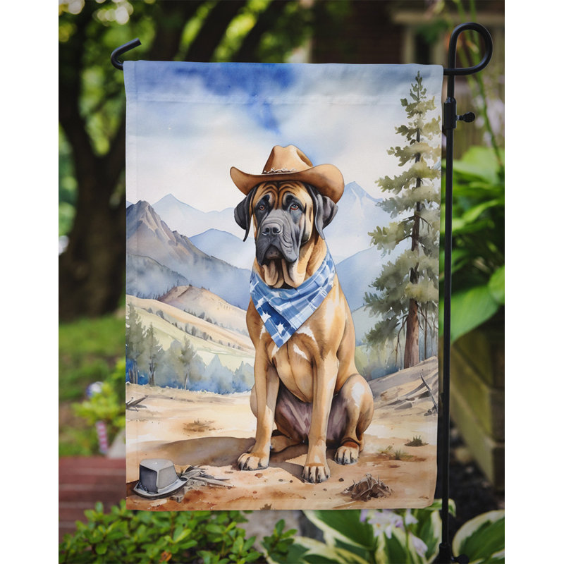 Drapeau Cowboy Welcome Garden, Mastiff