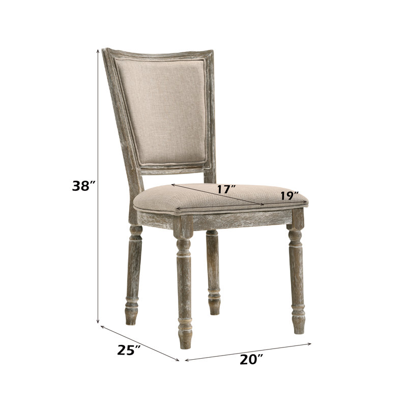 Chaises rembourrées Jina, pour la salle à manger