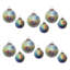 Ornement boule de verre irisé