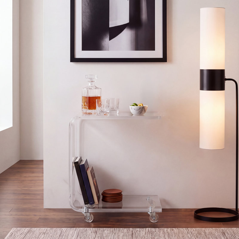 Acrylic Bar Cart